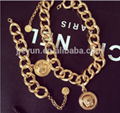Exaggerate gold doll pendant necklace for Europe market 3