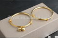 24K gold jingle bell bracelet for woman 1