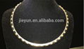 New fashion gold choker stainless necklace 3