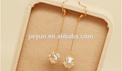 Cheap pink crystal earring