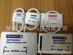 Neonatal one-time non-woven cuff