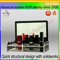 Hot selling acrylic cosmetic makeup organizer display stand 1