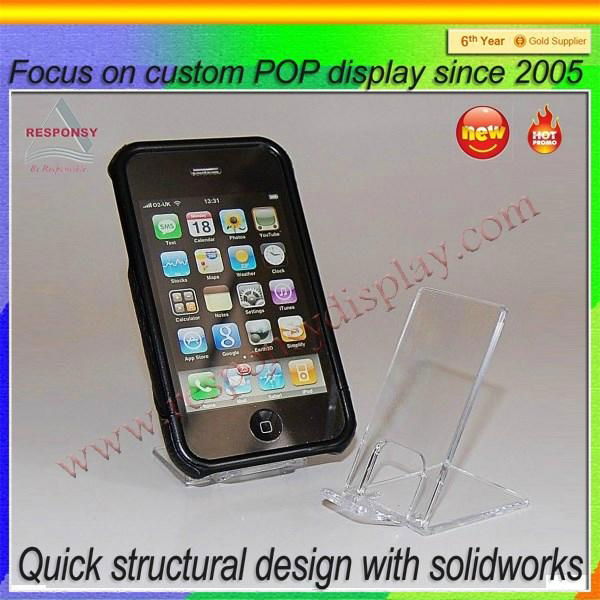 Acrylic Mobile Phone Holder Shop Retail Display Stand 3