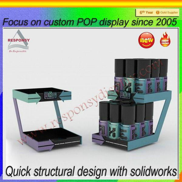 Fashionable countertop display stand for cosmetic 2