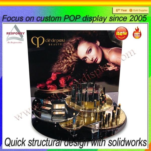 Fashionable countertop display stand for cosmetic 5