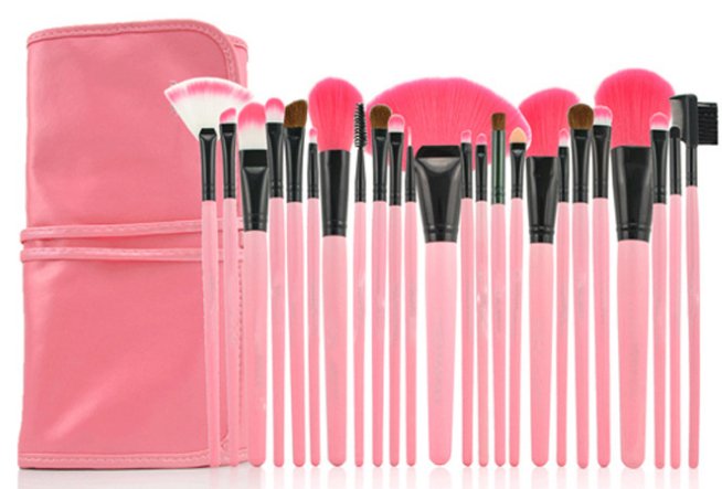 Supply 24 pieces of makeup brush suit