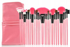 Supply 24 pieces of makeup brush suit