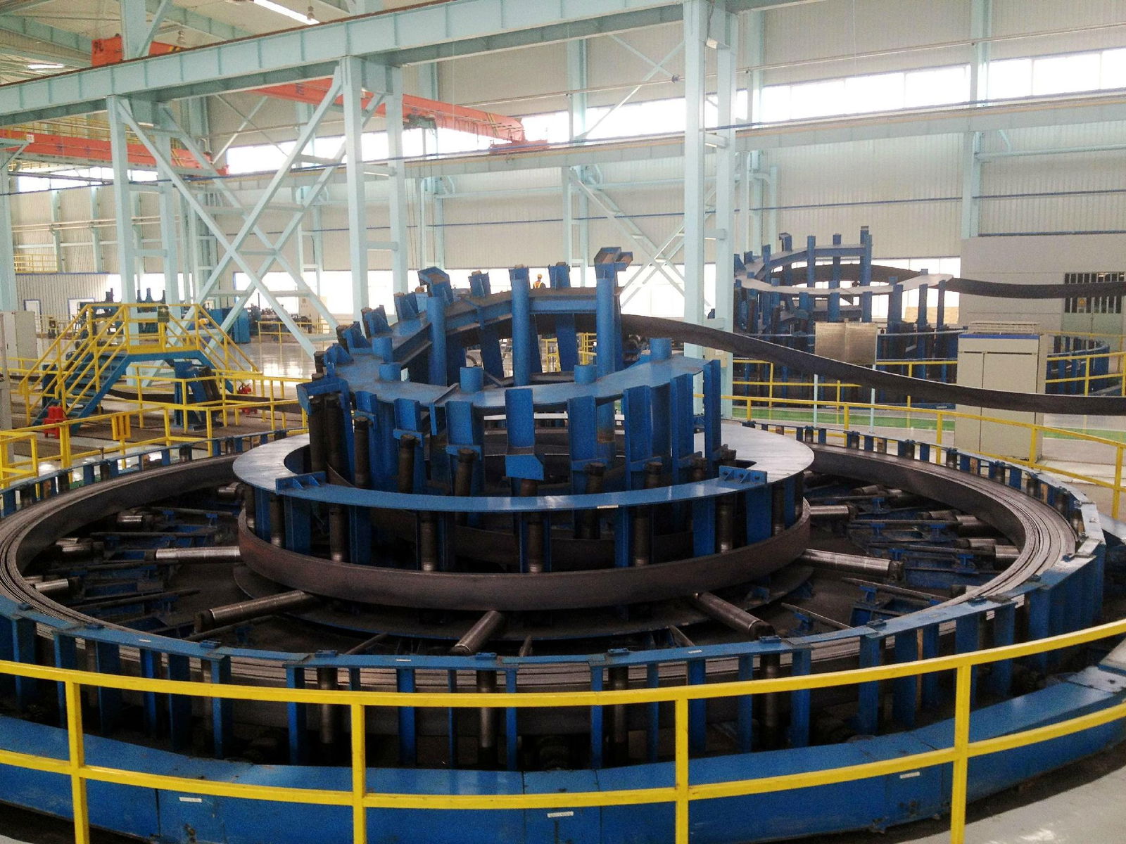 Steel spiral strip accumulator 2