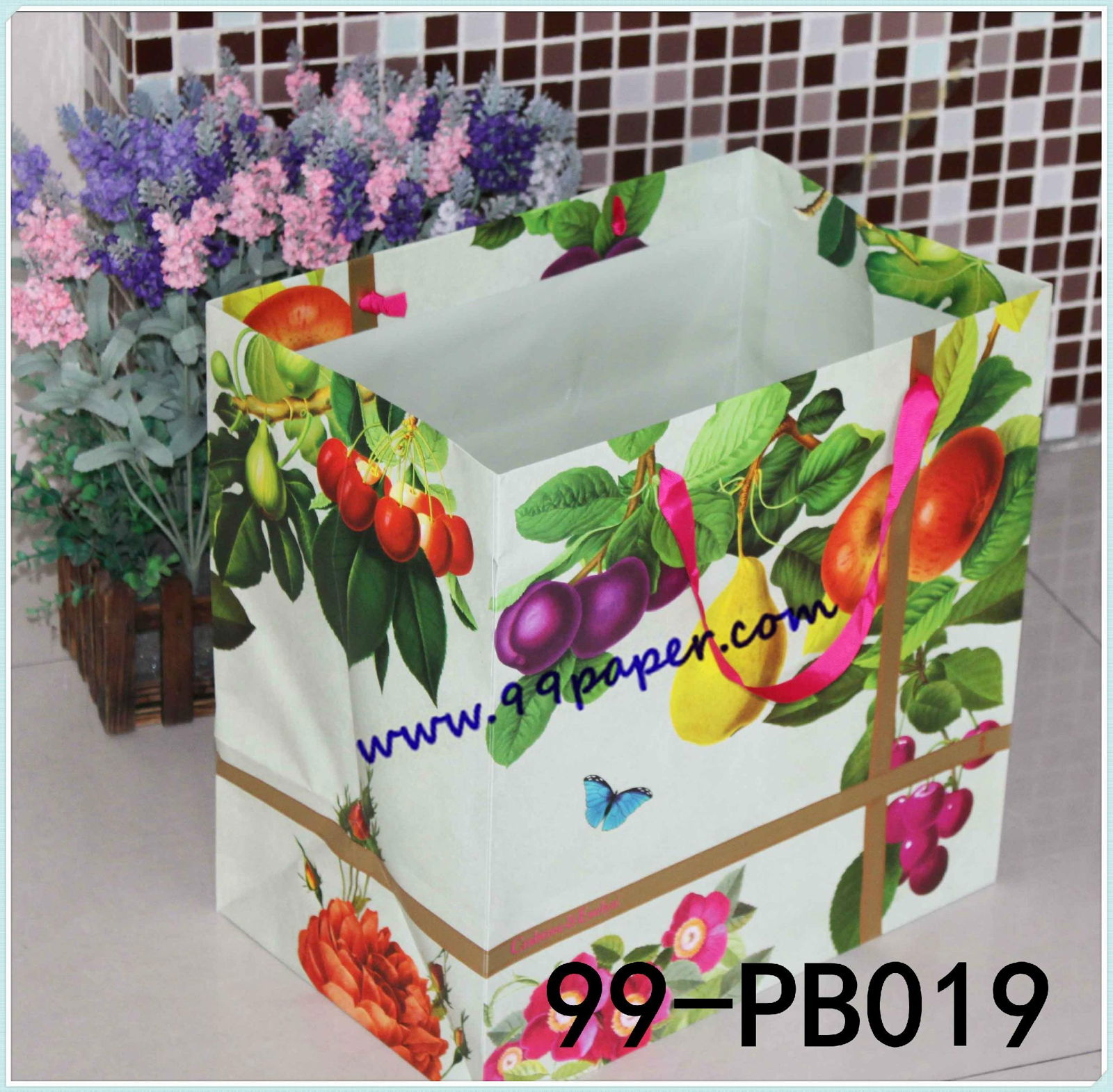 Big size paper tote bags