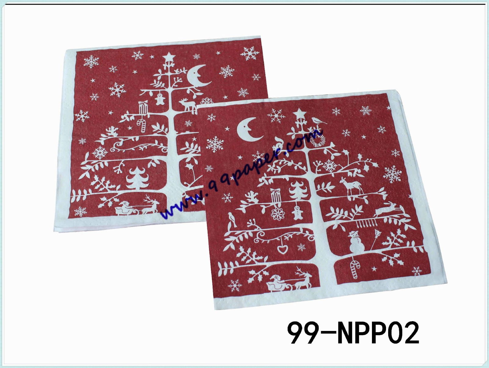 Napkin paper with your printing design 4