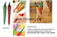 pepper shape ball pen