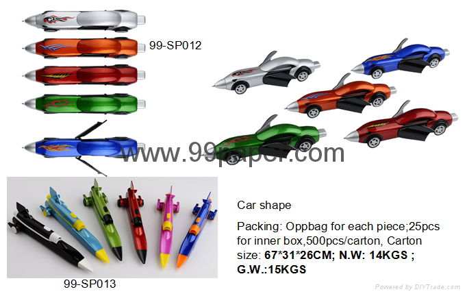 New car shape ball point pen 2