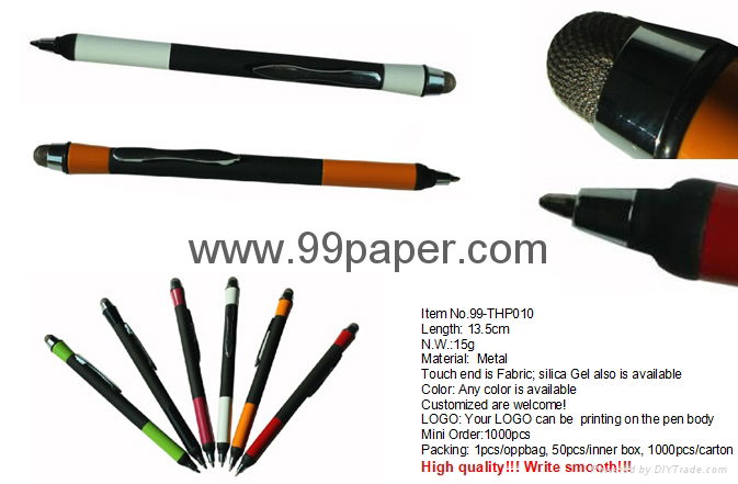 Fashion design touch ball pen