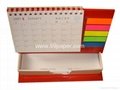 Memo pad with holder and Calendar