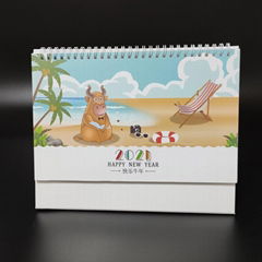 Promotional desktop calendar