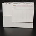Desktop calendar with sticky notes