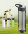 New sports water bottles with handle, environmentally friendly bio-based plastic 5