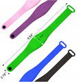 Hand sanitizer bracelet, Silicone material wristband colorful with empty bottle