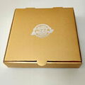 Pizza box with specialty paper 