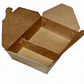 Kraft fpaper folding food packaging  5