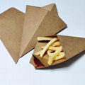 Kraft fpaper folding food packaging 