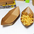 Kraft fpaper folding food packaging 