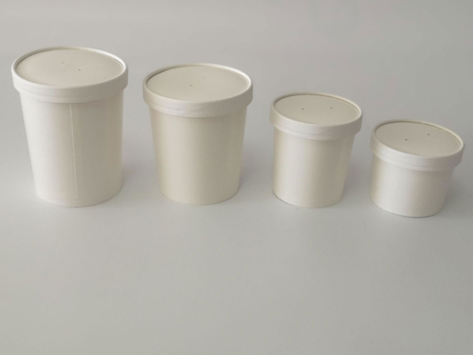 Disposable soup cup with lid 4