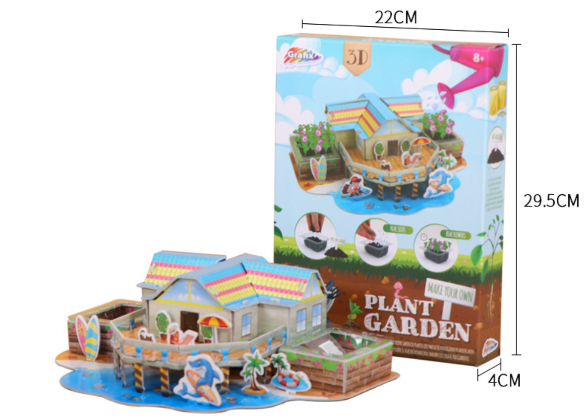 New and Stylish 3D jigsaw puzzle,can plant seeds 2