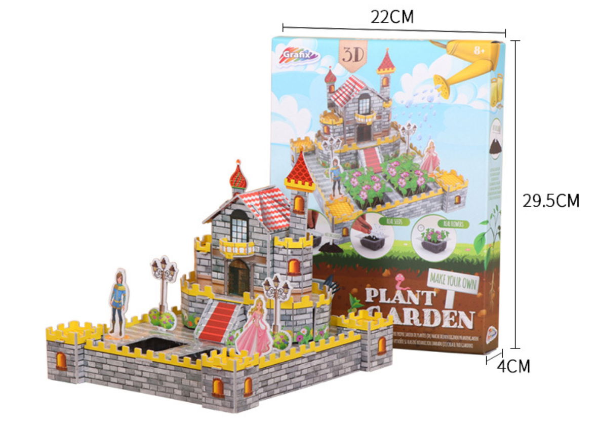 New and Stylish 3D jigsaw puzzle,can plant seeds 3