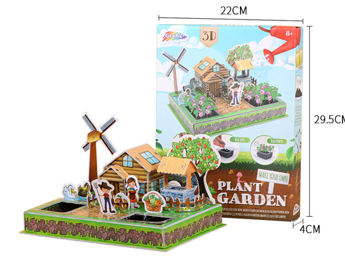 New and Stylish 3D jigsaw puzzle,can plant seeds 5