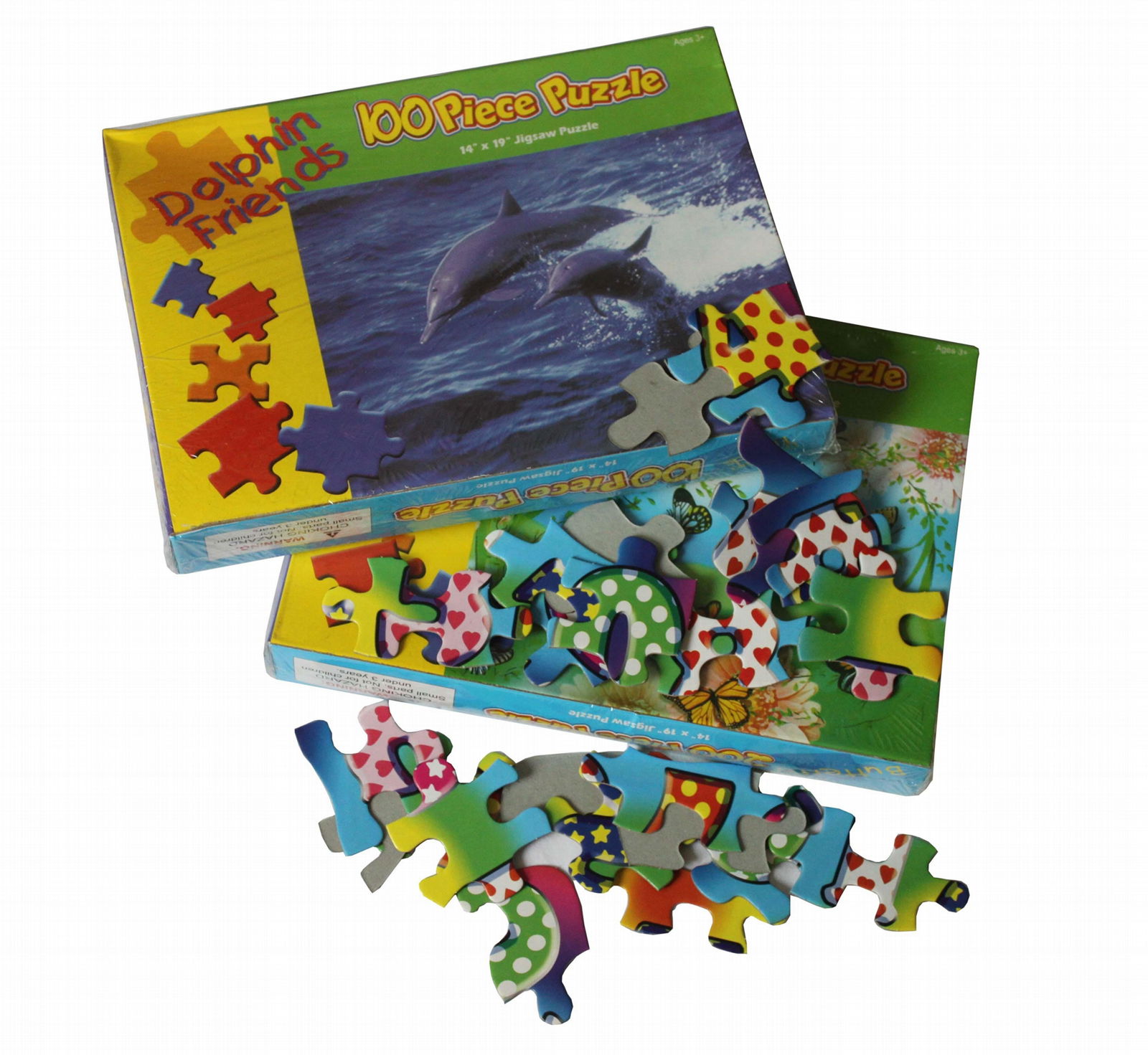 2D jigsaw animals puzzle/ number puzzle 3