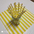 Disposable paper straw