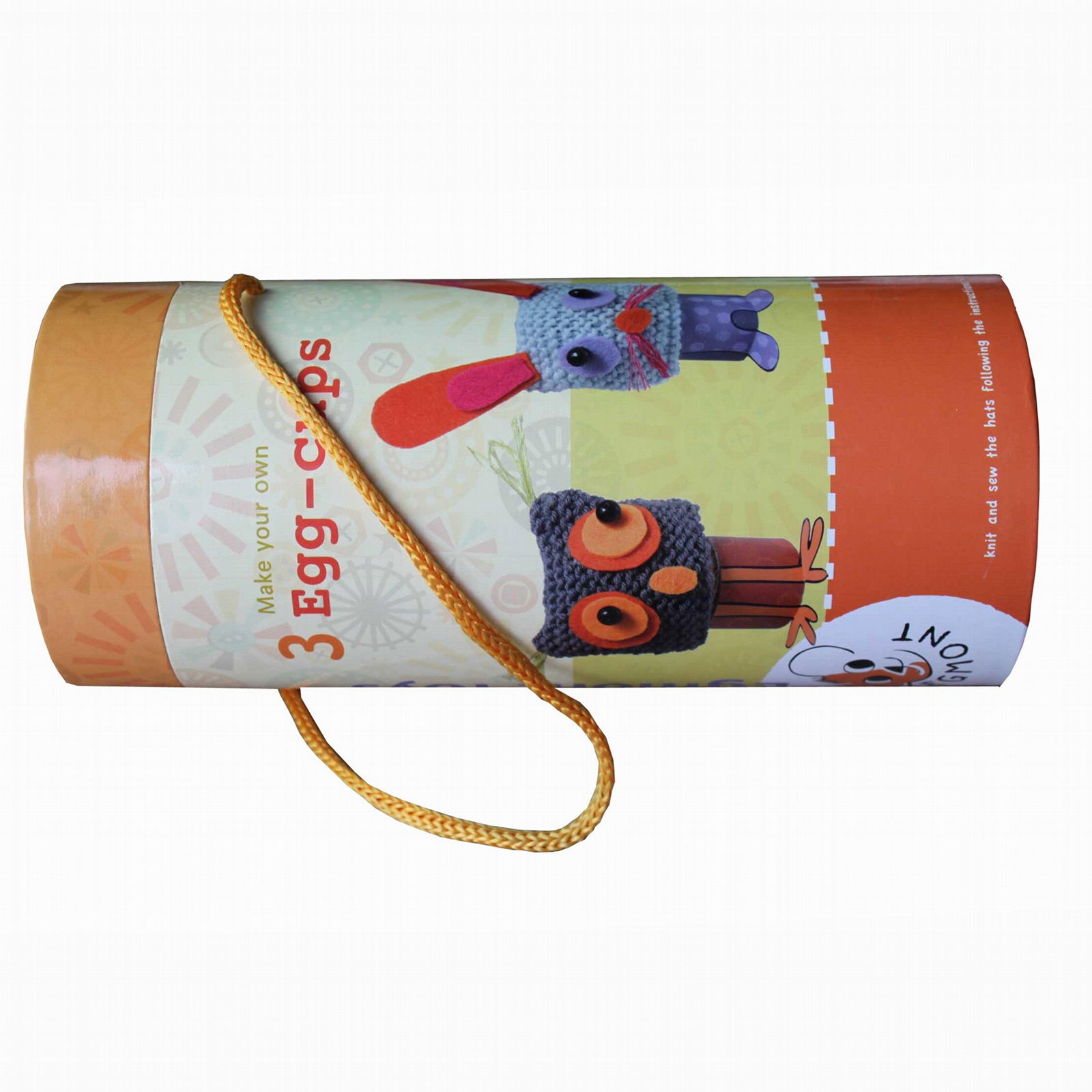 Paper tube box, with handle 3