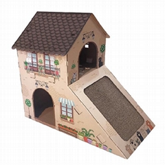 Custom all size Pet house cat cat houses smart house cat scratcher pet bad Paper