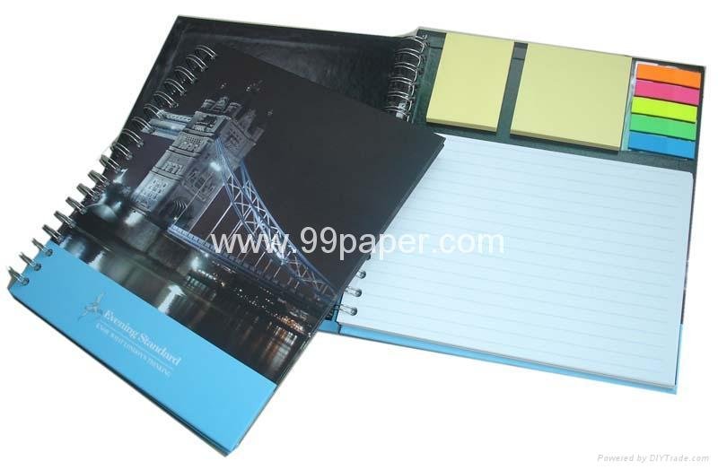 99-B21 "Note book with sticky pad and page marks"
