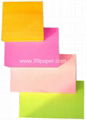 Neon paper sticky notes