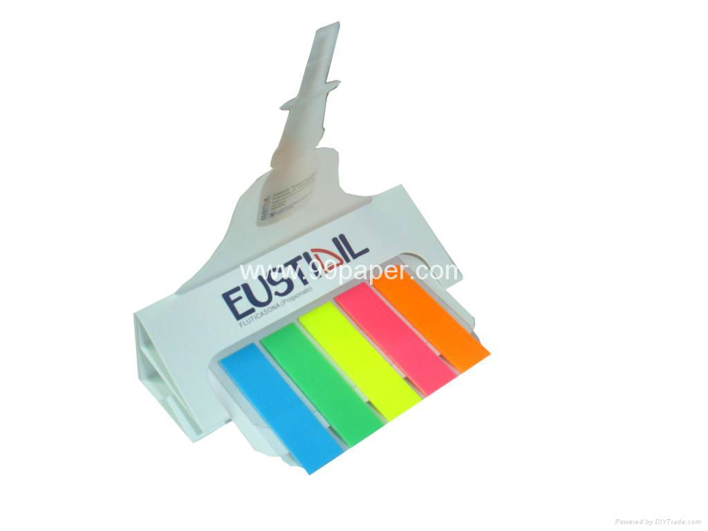 99-B14P/Film sticky notes with die cut cover