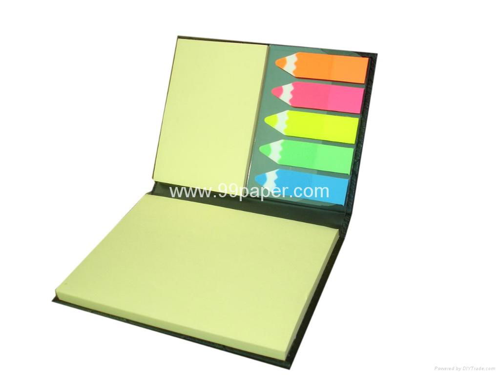 99-BP16/sticky notes with hard cover