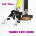 Extendable Cable Take Pole Selfie Handheld Stick Monopod 