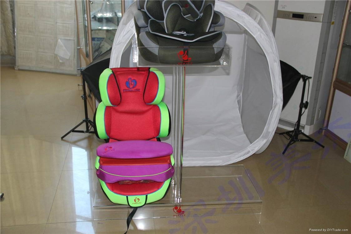 2015新款亚克力安全座椅展示架 3
