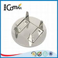New design zinc alloy round engraved metal tag  5