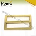 gold zinc alloy bag  metal  tri-glide buckle  2