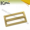 gold zinc alloy bag  metal  tri-glide buckle  3