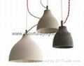 2015 european hot sale vintage concrete light  2