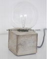 vintage concrete table lamp 4