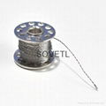 316L Stainless Steel Conductive Thin Sewing Thread