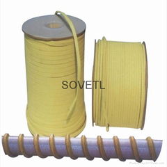 High Temperature Kevlar Roller Rope for Glass Tempering Furnace