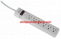 USA 6 Outlet Surge Protector Power Strip 4