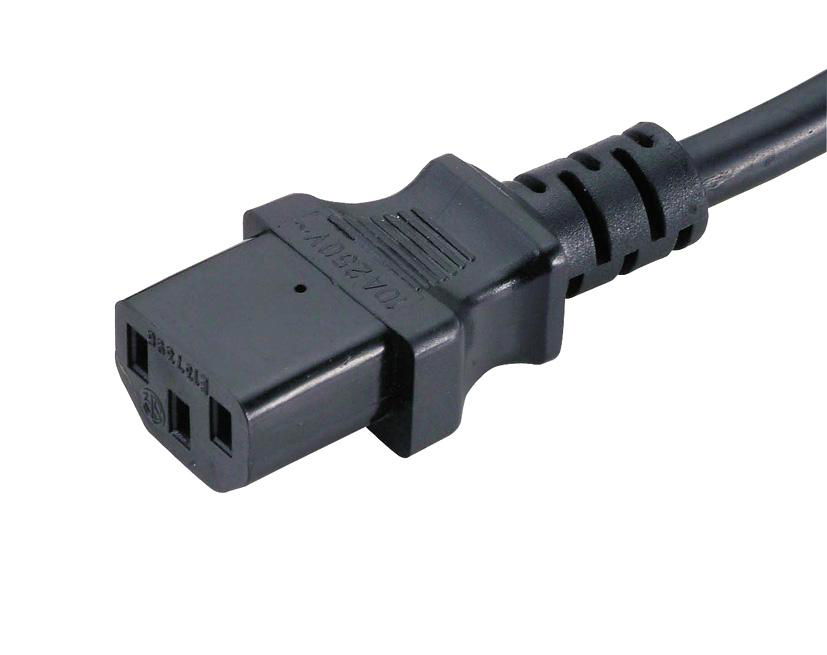 VDE Schuko Plug to IEC C13 Power Cords 3