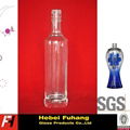 Glass bottle for Vodka, Whisky, Rum and so on 375ML 750ML  1000ML 1750ml 1